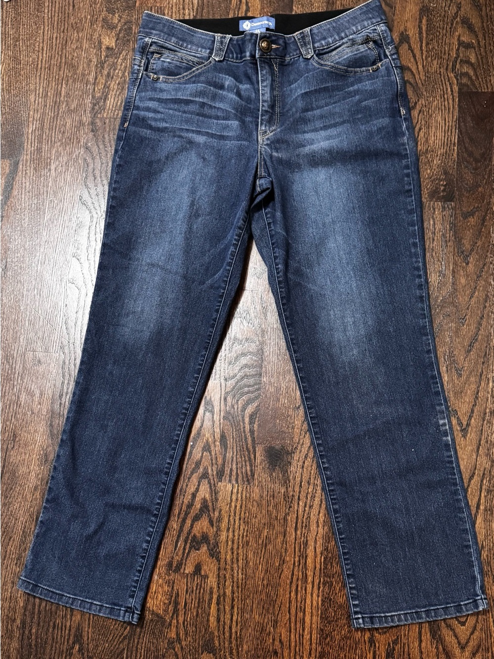 Democracy Dark Blue Straight-Leg Women's Jeans